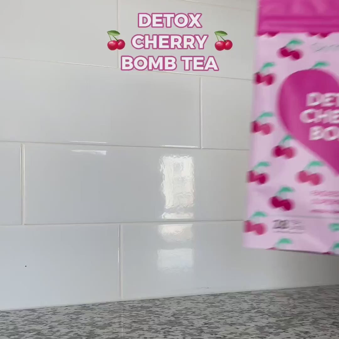 Detox Cherry Bomb Superfood Detox Tea  SM0000592020, SM0000592025, SM-DCB-4